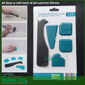 Bộ miếng nhựa miết mạch và cạo sạch silicone