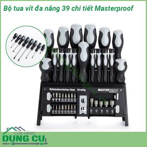 Bộ tuốc nơ vít đa năng 39 chi tiết MasterProof