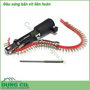 Súng bắn vít liên hoàn lắp máy khoan