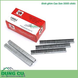 Ghim bấm gỗ Cao Sơn hộp 5000 chiếc