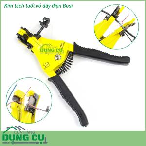 Kìm tách tuốt vỏ dây điện Bosi