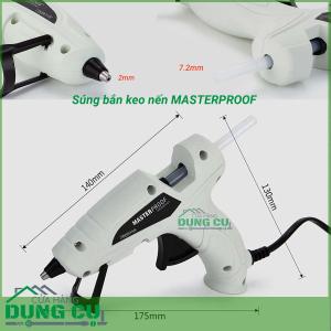 Súng bắn keo nến cao cấp ống phun 2mm dùng keo 7.2mm Masterproof