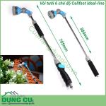 Vòi tưới cần nối dài 6 chế độ tưới Cellfast Idealline Plus