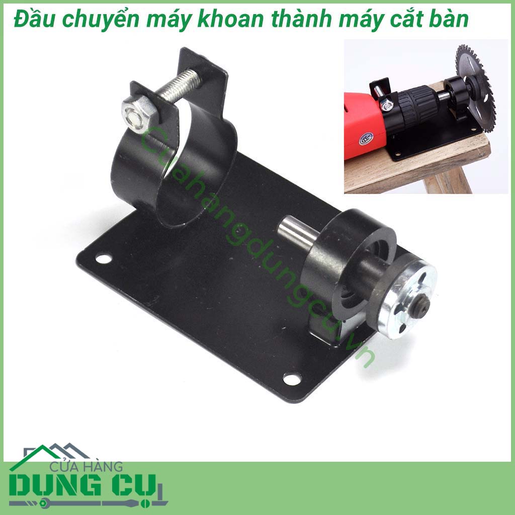 Bộ chuyển máy khoan thành máy cắt, máy mài bàn