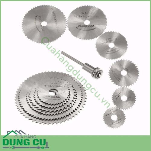 Bộ 6 lưỡi cưa mini thép HSS gắn máy khoan