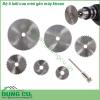 Bộ 6 lưỡi cưa mini thép HSS gắn máy khoan