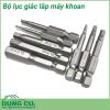 Bộ 8 đầu lục giác lắp máy khoan chuôi lục