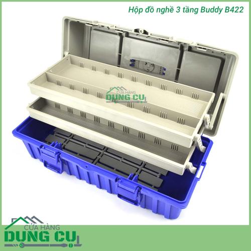 Hộp đồ nghề nhiều ngăn Buddy B-422