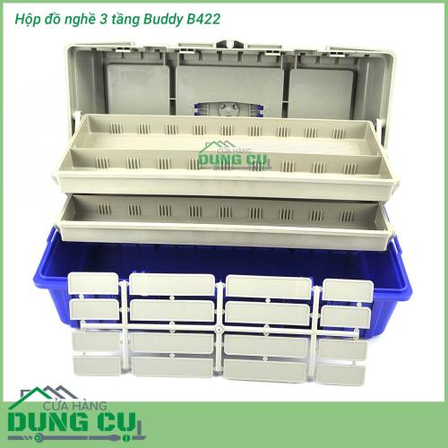 Hộp đồ nghề nhiều ngăn Buddy B-422