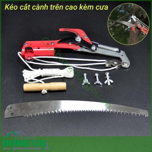 Kéo cắt cành trên cao 2 chức năng