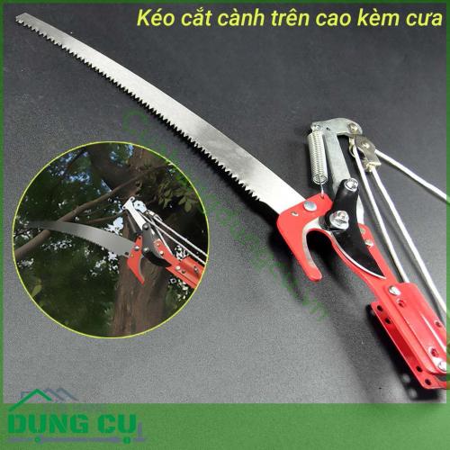 Kéo cắt cành trên cao 2 chức năng