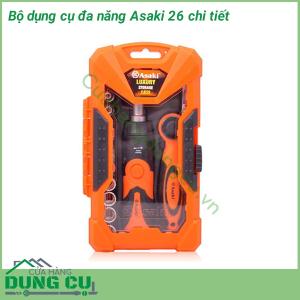 Bộ dụng cụ đa năng 26 chi tiết Asaki