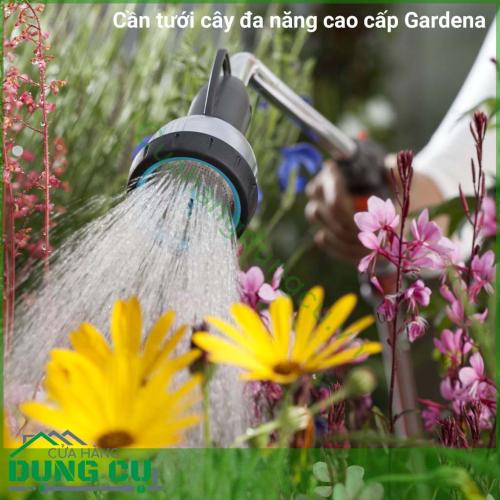 Cần tưới cây đa năng cao cấp Gardena nhập khẩu chính hãng từ Đức. Được sản xuất trên dây chuyền hiện đại, kiểm soát nghiêm ngặt về chất lượng cũng như thiết kế kiểu dáng