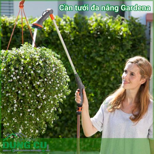 Cần tưới đa năng Gardena 18335-20 được làm bằng chất liệu thép và nhựa bọc cao cấp với độ bền cao nhờ đó không hư hỏng khi sử dụng lâu ngày. Cần phun tưới cây được làm bằng chất liệu nhựa đặc trưng đảm bảo độ bền và chắc chắn, cho khả năng chịu lực cao.