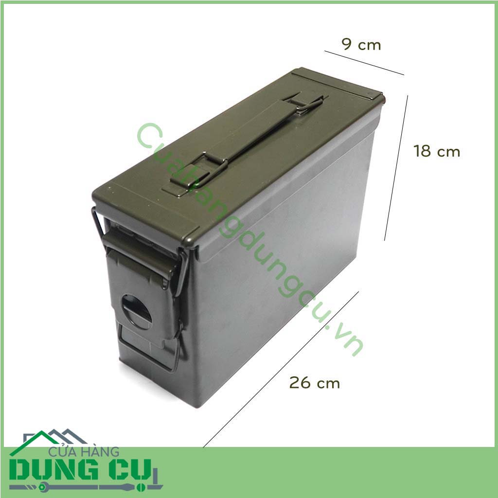Hộp tiếp đạn-hộp đựng dụng cụ loại nhỏ được làm từ thép cao cấp bảo đảm độ bền đẹp phù hợp để đựng các dụng cụ sửa chữa, các dụng cụ của thợ.