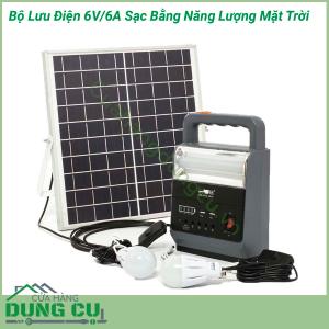 Bộ lưu điện 6V/6A sạc bằng năng lượng mặt trời