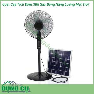 Quạt cây tích điện sạc bằng năng lượng mặt trời S88 