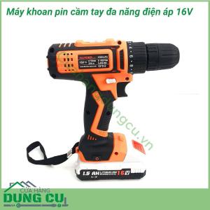 Máy khoan pin cầm tay đa năng Harden điện áp 16V