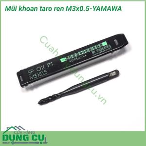 Mũi taro ren inox M3x0.5 YAMAWA