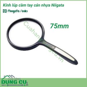 Kính lúp cầm tay 75mm cán nhựa No.7507 Niigata