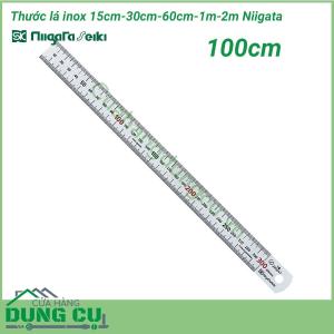 Thước lá inox 1m ST-1000 Niigata