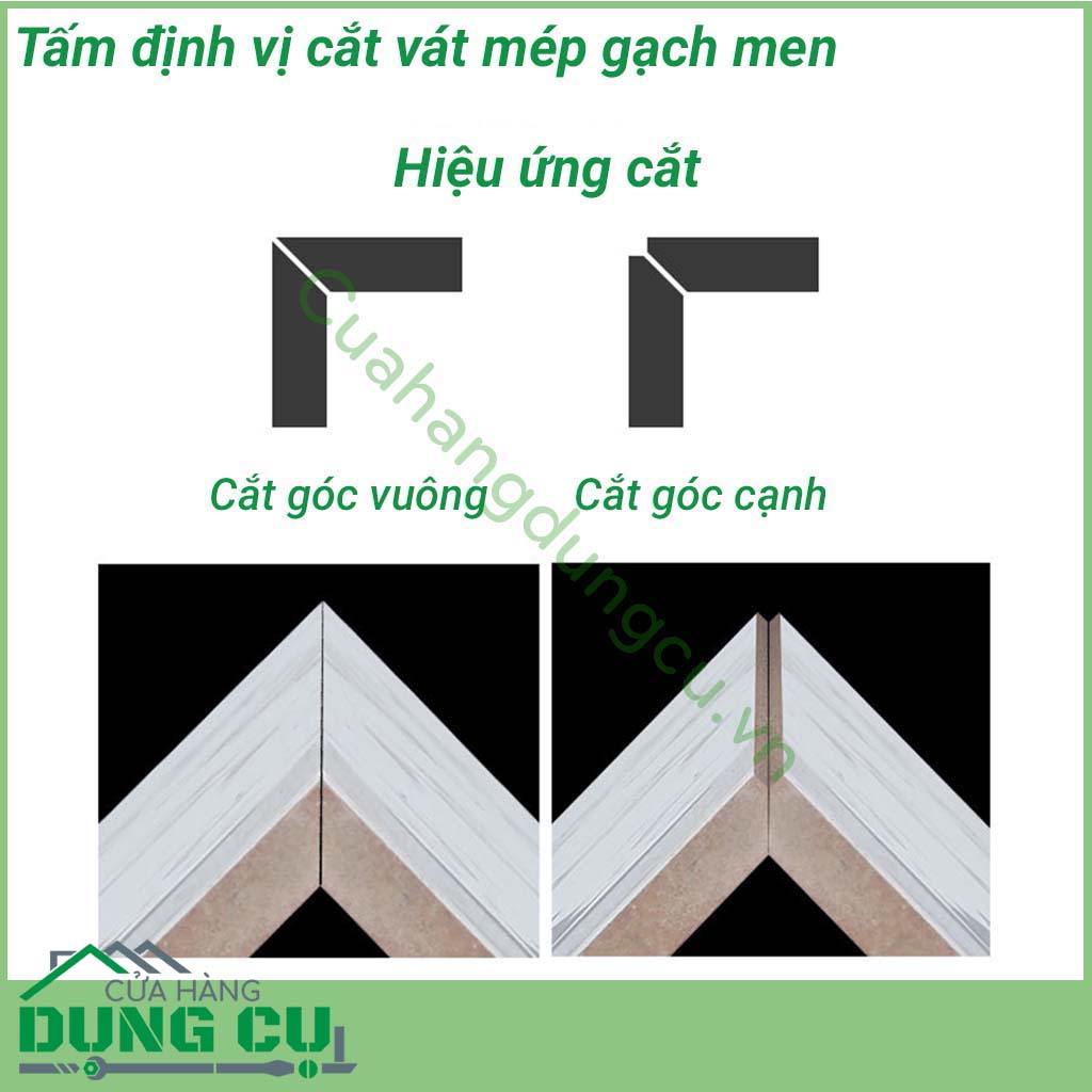 Chân đế máy cắt mài cạnh 45 độ giúp cắt gạch góc nghiêng 45 độ 