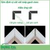 Chân đế máy cắt mài cạnh 45 độ giúp cắt gạch góc nghiêng 45 độ 