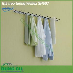 Móc treo quần áo gắn tường Wellex SH607