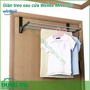 Giá treo đồ gập gọn sau cửa Wellex MH1060