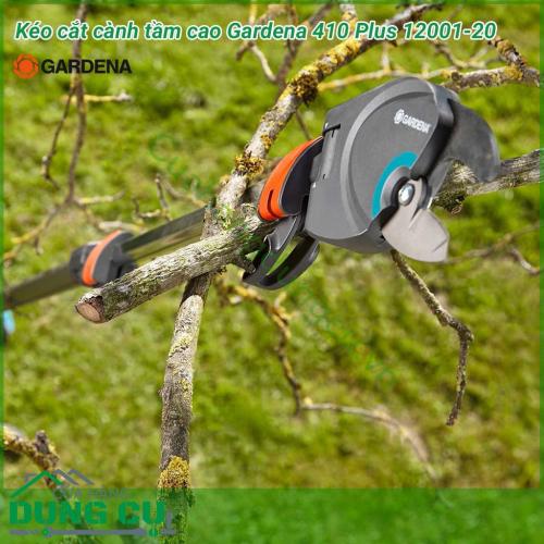 Kéo cắt cành tầm cao Gardena 410 Plus 12001-20 là sản phẩm mới với chất lượng cao, dễ dàng sử dụng mang đến sự tiện lợi cho người dùng. Với nhiều thay đổi mới trong thiết kế cũng như chất lượng vật liệu sản xuất đem lại sự hiệu quả khi làm việc.