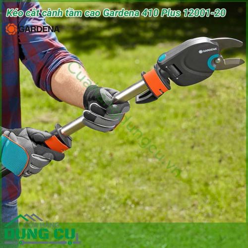 Kéo cắt cành tầm cao Gardena 410 Plus 12001-20 là sản phẩm mới với chất lượng cao, dễ dàng sử dụng mang đến sự tiện lợi cho người dùng. Với nhiều thay đổi mới trong thiết kế cũng như chất lượng vật liệu sản xuất đem lại sự hiệu quả khi làm việc.