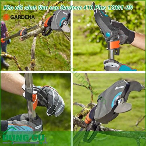 Kéo cắt cành tầm cao Gardena 410 Plus 12001-20 là sản phẩm mới với chất lượng cao, dễ dàng sử dụng mang đến sự tiện lợi cho người dùng. Với nhiều thay đổi mới trong thiết kế cũng như chất lượng vật liệu sản xuất đem lại sự hiệu quả khi làm việc.