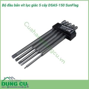 Bộ đầu bắn vít lục giác 5 cây SUNFLAG DSA5-150