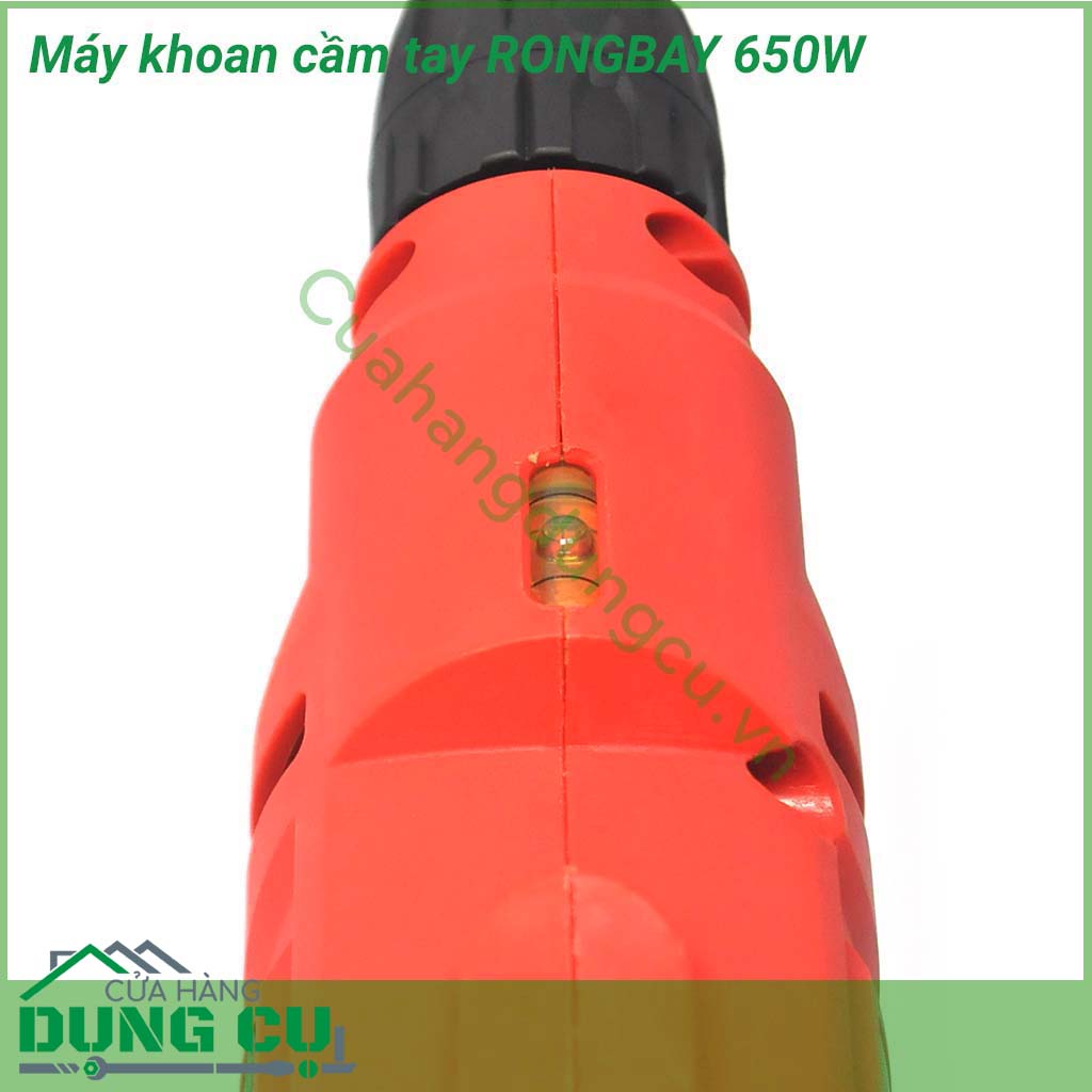 Máy khoan RONGBAY cầm tay 650W được người sử dụng tin dùng bởi những tính năng nổi bật như máy hoạt động khỏe khoắn, đem lại hiệu quả cao trong công việc. Ngoài ra, máy còn có kết cấu nhỏ gọn, đem lại sự nhẹ nhàng, tiện dụng. 