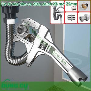 Cờ lê nhà tắm có điều chỉnh độ mở 75mm