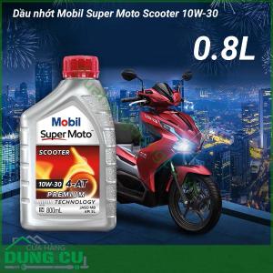 Dầu nhớt Mobil Super Moto Scooter 10W-30 0.8L