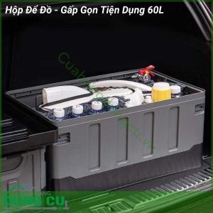 Hộp để đồ gấp gọn tiện dụng 60L