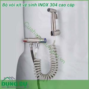 Bộ xịt nhà vệ sinh Inox đa năng cao cấp