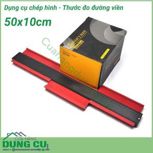 Dụng cụ chép hình - Thước đo đường viền 50x10cm