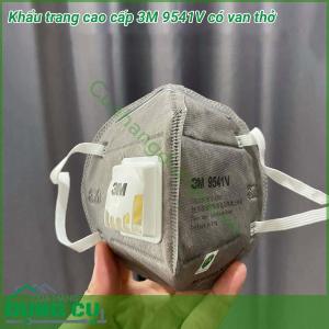 Khẩu trang 3M 9541V than hoạt tính có van thở chống bụi và virus