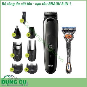 Tông đơ cắt tóc - cạo râu đa năng BRAUN