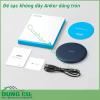 Đế sạc không dây Anker dáng tròn sở hữu tính năng thông minh vô cùng tiện lợi vì không cần cắm dây sạc, chỉ cần đặt điện thoại lên và thế là pin sẽ được sạc đầy cực tiện
