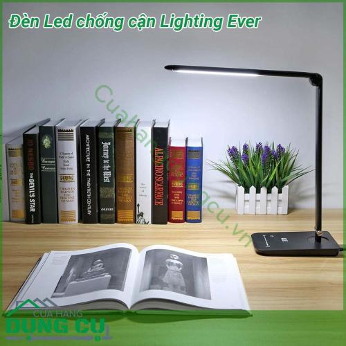 Đèn Led chống cận đa năng Lighting Ever thiết kế hiện đại với kiểu dáng nhỏ gọn  3 chế độ ánh sáng học đọc sách thư giãn nghỉ ngơi cổng sạc USB bóng bền vô địch  Đèn không gây chói mắt bảo vệ mắt cho người dùng khi sử dụng để học tập đọc sách