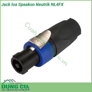 Jack loa Speakon Neutrik NL4FX