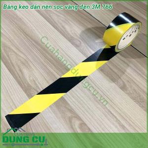 Băng keo dán nền sọc vàng đen 3M 766