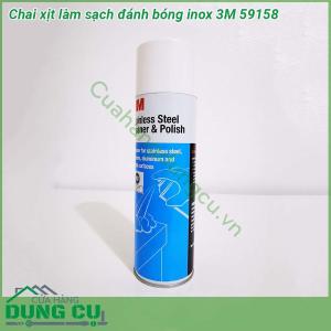 Chai xịt làm sạch đánh bóng inox 3M 59158