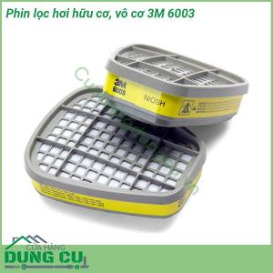 Phin lọc hơi hữu cơ, vô cơ 3M 6003