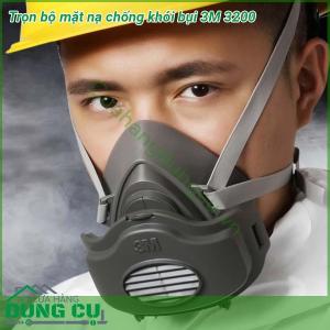 Trọn bộ mặt nạ chống khói bụi 3M 3200