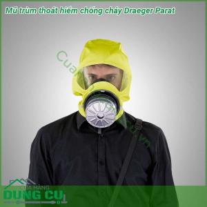 Mũ trùm thoát hiểm chống cháy Draeger Parat