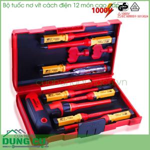 Bộ tuốc nơ vít cách điện 12 món chuyên nghiệp cao cấp R'DEER